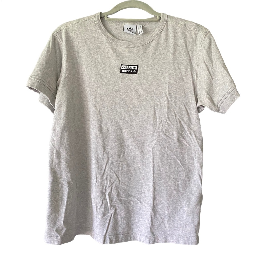 women’s light grey adidas short sleeve